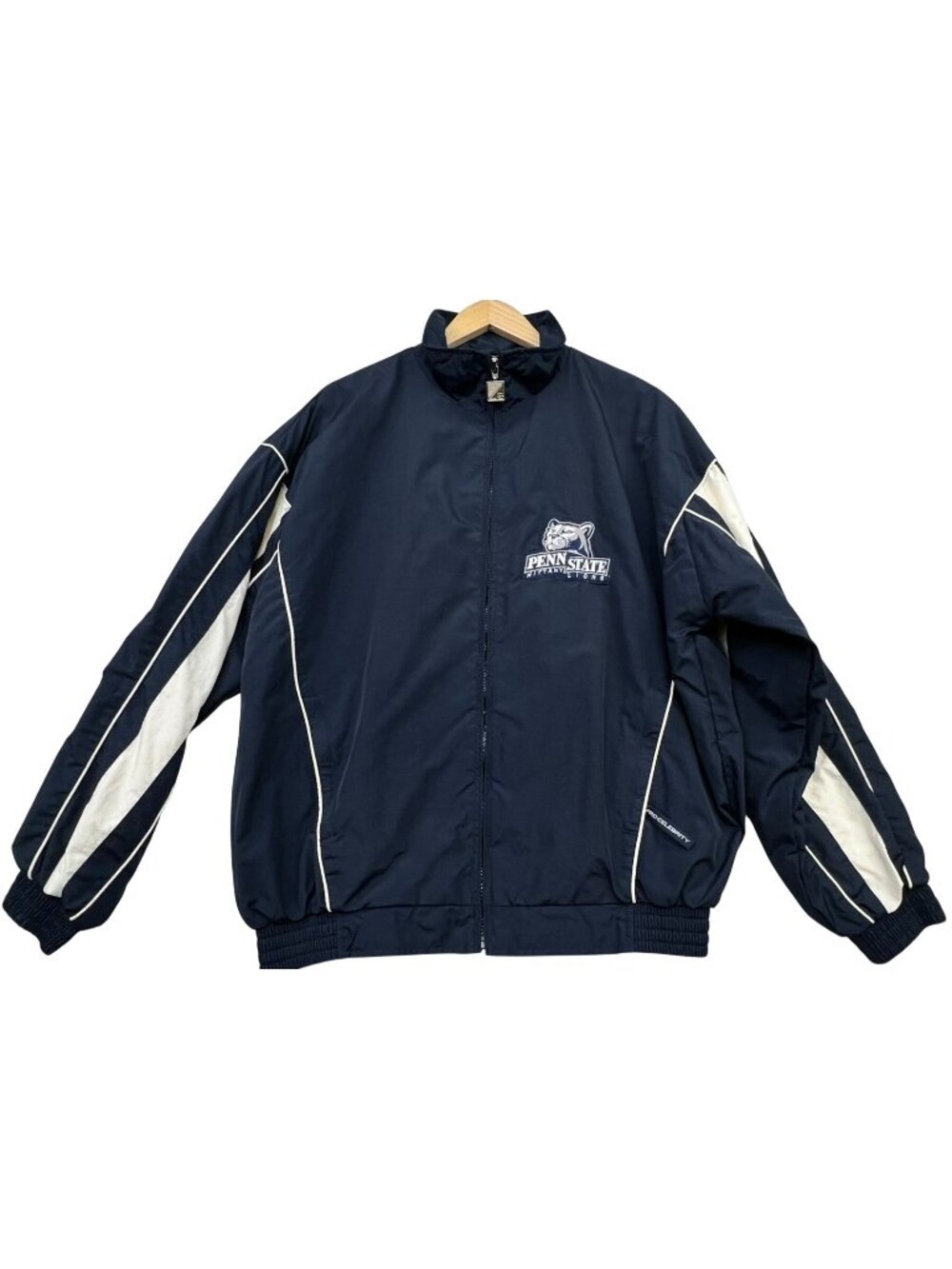 Pro Celebrity Penn State Nittany Lions Men's Zip-Up Windbreaker Jacket Sz L Navy
